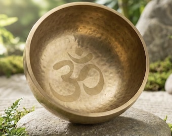 6 inch Handmade Tibetan Singing Bowl Set - ZenOhm Bowl
