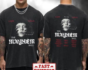Comfort Colors Lady Gaga Mayhem Ball Tour Shirt, Lady Gaga The Mayhem Shirt, Lady Gaga Sweatshirt, Lady Gaga Merch, Lady Gaga Mayhem Album
