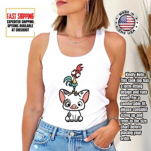 Hei Girl Hei Moana Tank Top, Disney Princess Moana Tank Top, Disney Trip, Disneyland Vacation Group Tank Tee image 2