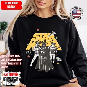 Disney Star Wars Shirt, Mandalorian Sweatshirt, Darth Vader Comfort Colors Shirt, Chewbacca Shirt, Star Jedi Shirt, Luke Skywalker Tee image 16
