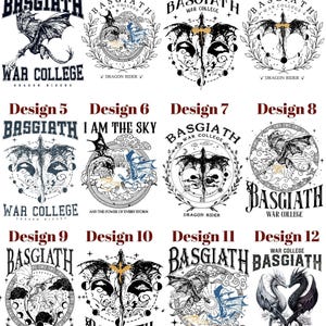 Fourth Wing Crop Top, Basgiath War College Crop Tee, Bookish Crop Tops, Xaden Riorson, Gifts For Readers, Book Lovers Tee Bild 2