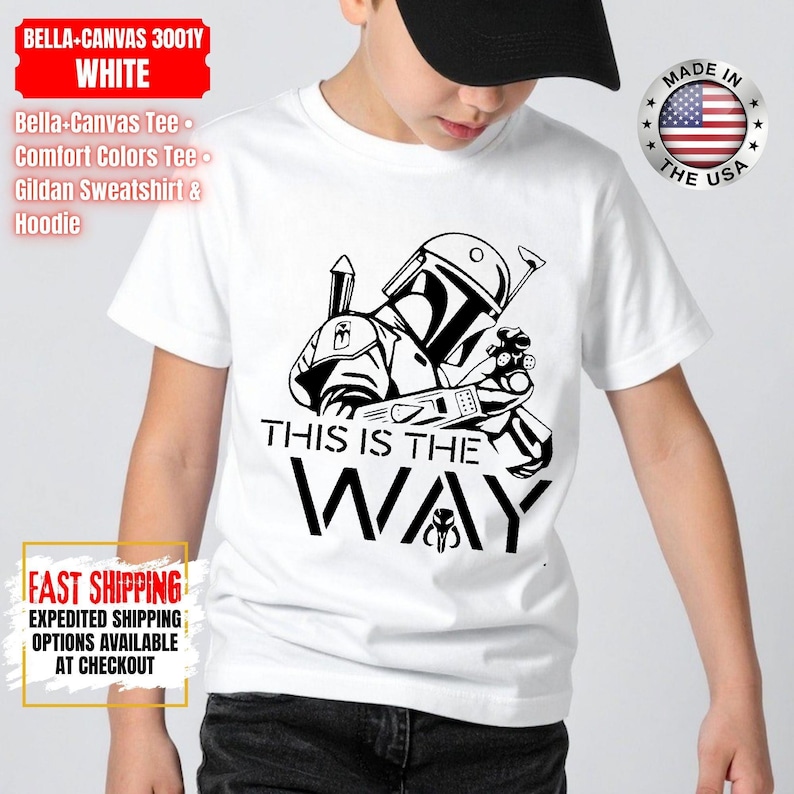 Camiseta Disney Star Wars, sudadera Mandalorian, camiseta de colores cómodos de Darth Vader, camiseta de Chewbacca, camiseta Star Jedi, camiseta de Luke Skywalker imagen 7