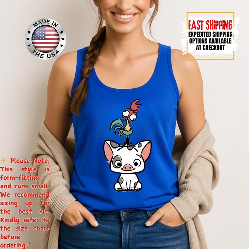 Hei Girl Hei Moana Tank Top, Disney Princess Moana Tank Top, Disney Trip, Disneyland Vacation Group Tank Tee image 8