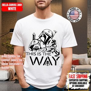 Camiseta Disney Star Wars, sudadera Mandalorian, camiseta de colores cómodos de Darth Vader, camiseta de Chewbacca, camiseta Star Jedi, camiseta de Luke Skywalker imagen 9