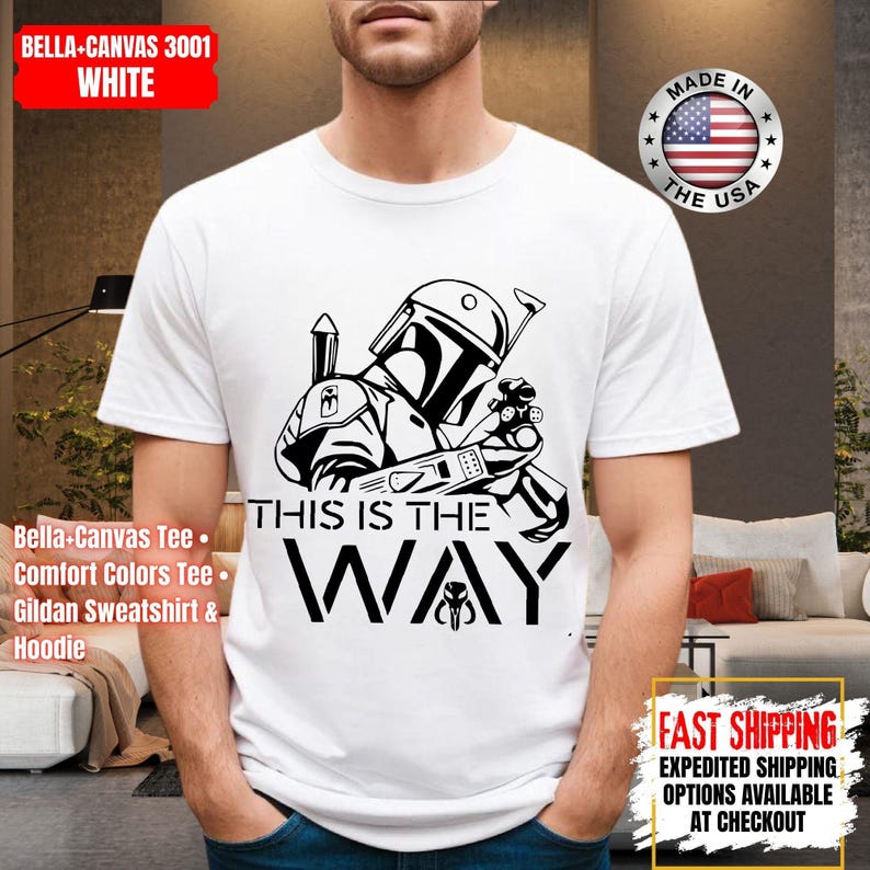 Camiseta Disney Star Wars, sudadera Mandalorian, camiseta de colores cómodos de Darth Vader, camiseta de Chewbacca, camiseta Star Jedi, camiseta de Luke Skywalker imagen 9