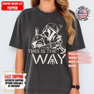 Camiseta Disney Star Wars, sudadera Mandalorian, camiseta de colores cómodos de Darth Vader, camiseta de Chewbacca, camiseta Star Jedi, camiseta de Luke Skywalker imagen 15