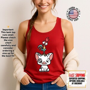 Hei Girl Hei Moana Tank Top, Disney Princess Moana Tank Top, Disney Trip, Disneyland Vacation Group Tank Tee image 11