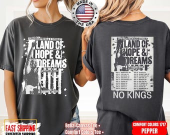Bruce Springsteen Tour 2026 Comfort Colors Shirt, Bruce Springsteen Land Of Hope & Dreams Tour Sweatshirt, Bruce Springsteen Fan Gift Merch