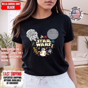 Disney Star Wars Shirt, Mandalorian Sweatshirt, Darth Vader Comfort Colors Shirt, Chewbacca Shirt, Star Jedi Shirt, Luke Skywalker Tee image 11