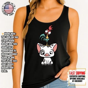 Hei Girl Hei Moana Tank Top, Disney Princess Moana Tank Top, Disney Trip, Disneyland Vacation Group Tank Tee image 7