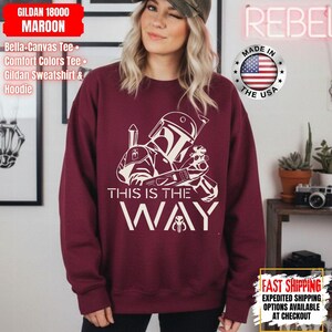 Camiseta Disney Star Wars, sudadera Mandalorian, camiseta de colores cómodos de Darth Vader, camiseta de Chewbacca, camiseta Star Jedi, camiseta de Luke Skywalker imagen 16