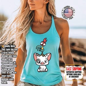 Hei Girl Hei Moana Tank Top, Disney Princess Moana Tank Top, Disney Trip, Disneyland Vacation Group Tank Tee image 1