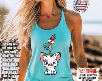 Hei Girl Hei Moana Tank Top, Disney Princess Moana Tank Top, Disney Trip, Disneyland Vacation Group Tank Tee