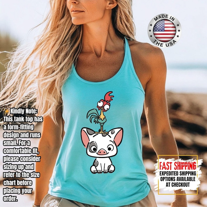 Hei Girl Hei Moana Tank Top, Disney Princess Moana Tank Top, Disney Trip, Disneyland Vacation Group Tank Tee image 1
