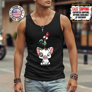 Hei Girl Hei Moana Tank Top, Disney Princess Moana Tank Top, Disney Trip, Disneyland Vacation Group Tank Tee image 6