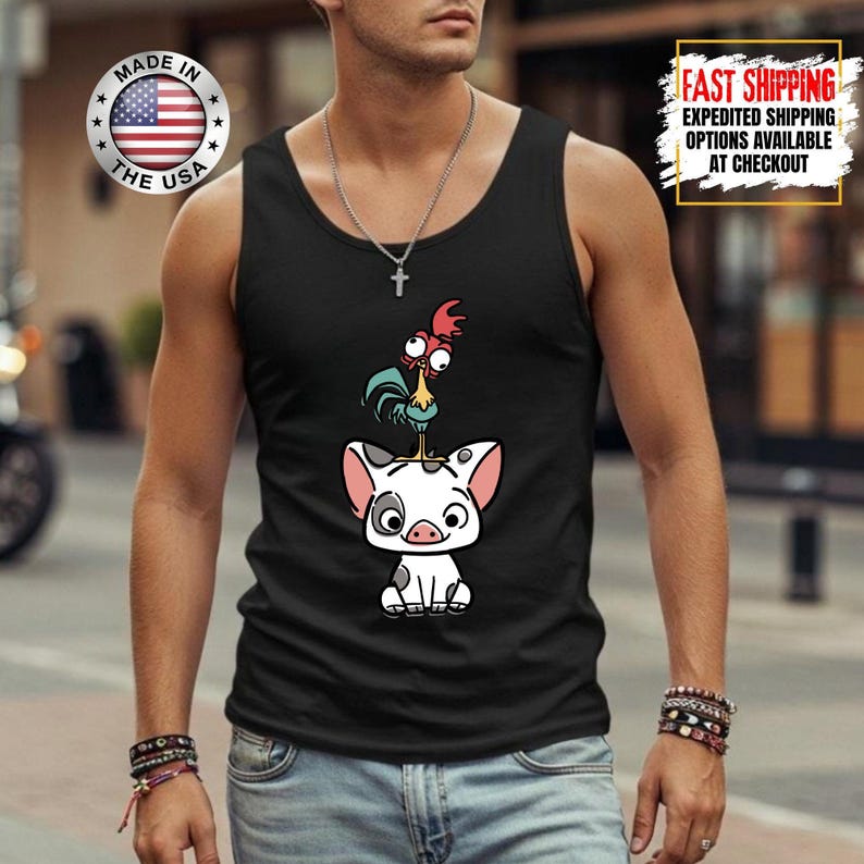 Hei Girl Hei Moana Tank Top, Disney Princess Moana Tank Top, Disney Trip, Disneyland Vacation Group Tank Tee image 6