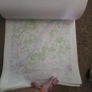 Vintage USGS Maps from Mining Company Archive - 15 Random Maps - Choose Your State