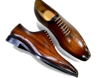 Handmade Leather Oxford Shoes: Elegant Dress Style