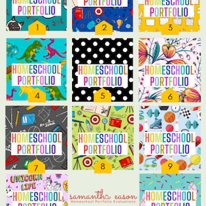 Digital Download PDF - Homeschool Portfolio
