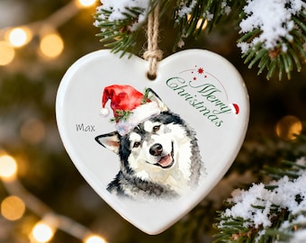 Ornement personnalisé pour chien ou chat, décoration de Noël pour portrait d'animal de compagnie personnalisé, cadeau souvenir commémoratif pour les amoureux des animaux de compagnie, ornement photo nominatif