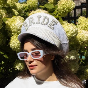 Sequin Bride Captain Hat, Bachelorette Party Hat