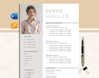 Bewerbungsvorlagen Word, Lebenslauf muster 2025 Bewerbung, Lebenslauf Vorlage + Apple Pages, Lebenslauf Deutsch Vorlagen