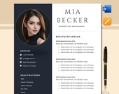 German Resume Template: CV + Cover Letter - Editable Word/Pages