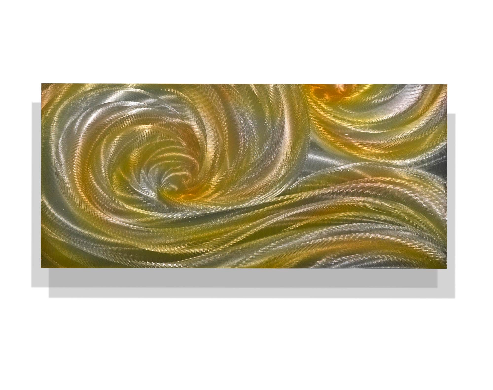 Kleines Kunstwerk auf Aluminium Metall Home Office Dekor | Etsy