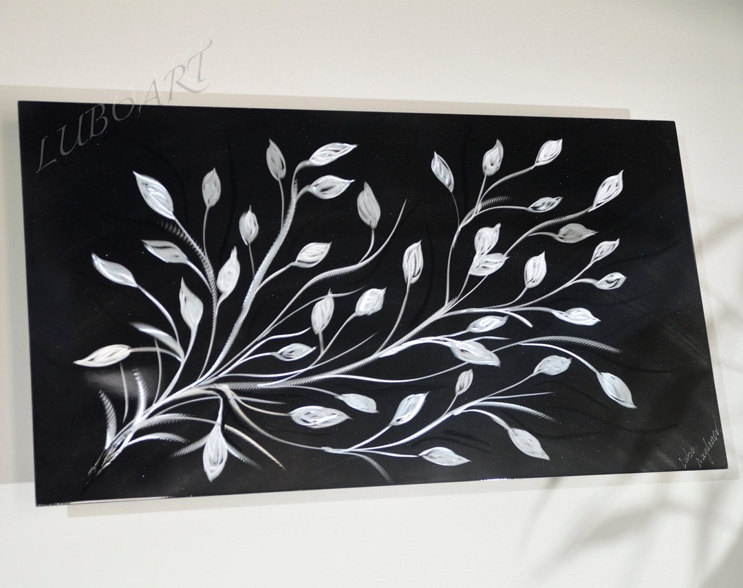 Small Home Wall Decor office Black Silver METAL Art porch Patio Fence small-home-wall-decor-office-black-silver-metal-art-porch-patio-fence