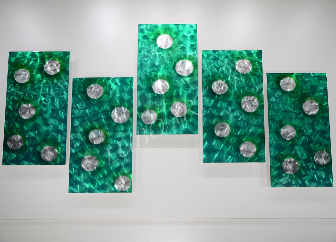 Green METAL Art Paintingwall Decor Ideashotel Lobby Coffee Bar Art