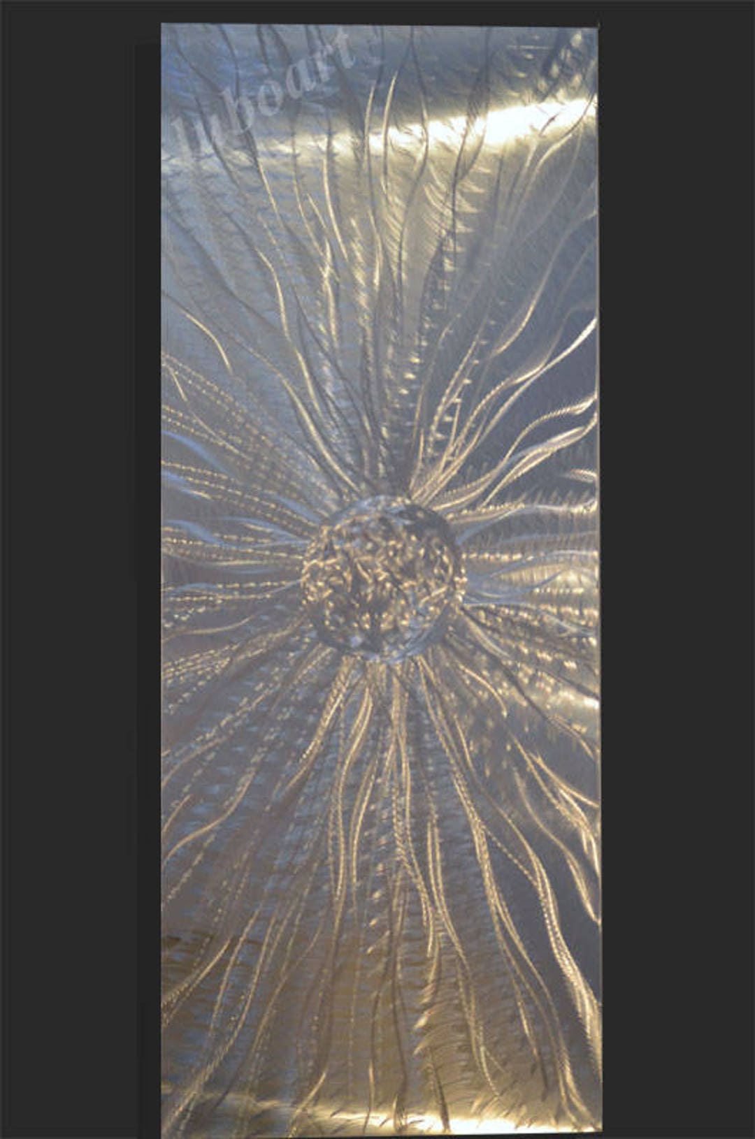 Vertical Horizontal Metal Wall Arthigh Home Decortall Office Silver