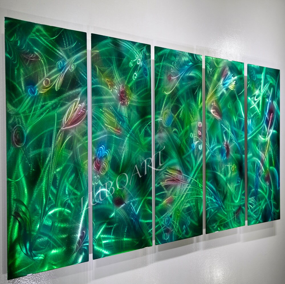 64x24 Metal art painting aluminum grind sculpture wall Etsy