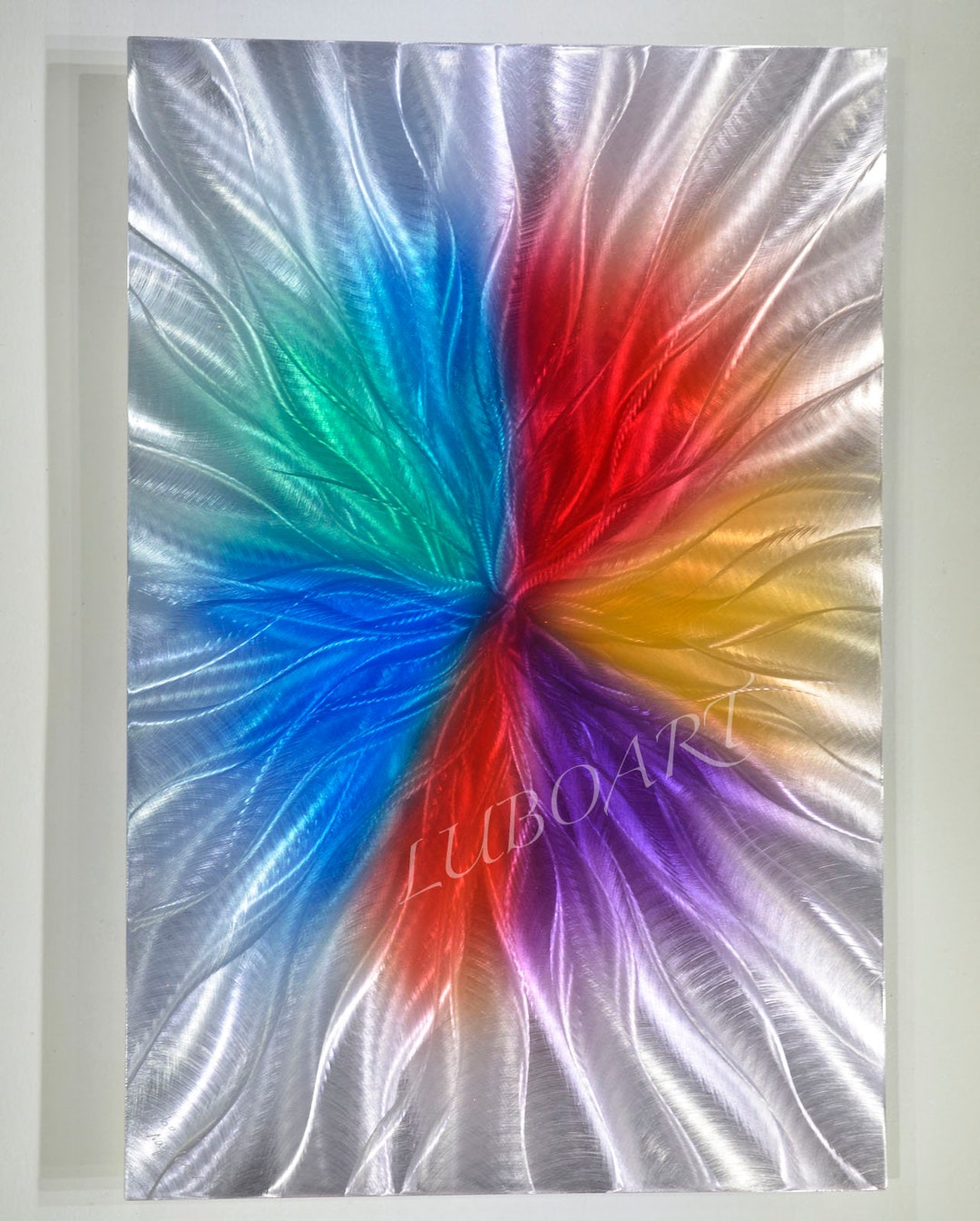 Multi Color Wall Decor, Metal Wall Art and Decor, Modern Metal Wall Art, Home Decoration ...