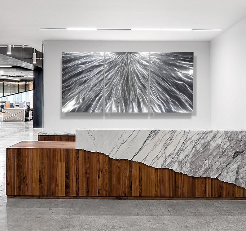 Handmade Metal Home Decormetal Wall Decorcoloured Lights Reflect Art