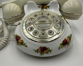 Teléfono de porcelana Royal Albert Old Country Roses