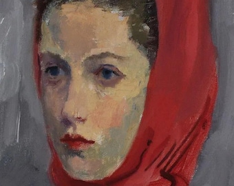 Raphael Soyer, Öl auf Leinwand