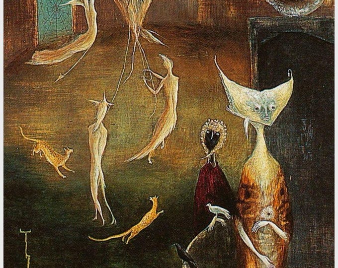 Leonora Carrington Oil on Canvas - Etsy