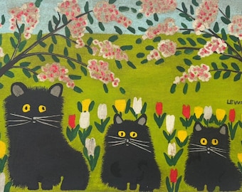 Maud Lewis oil on canvas