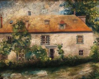 Winston Churchill Oil on Canvas