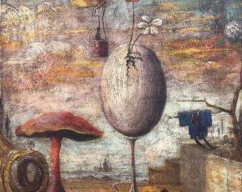 Salvador Dalí, Öl auf Leinwand