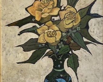 Henry Faulkner, Öl auf Leinwand