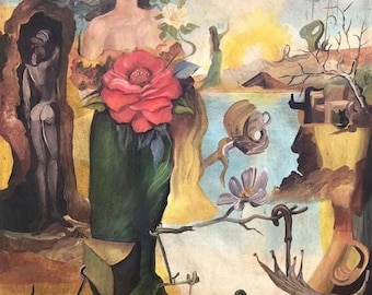 Salvador Dalí, Öl auf Leinwand