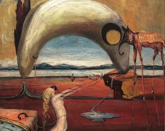 Salvador Dalí, Öl auf Leinwand