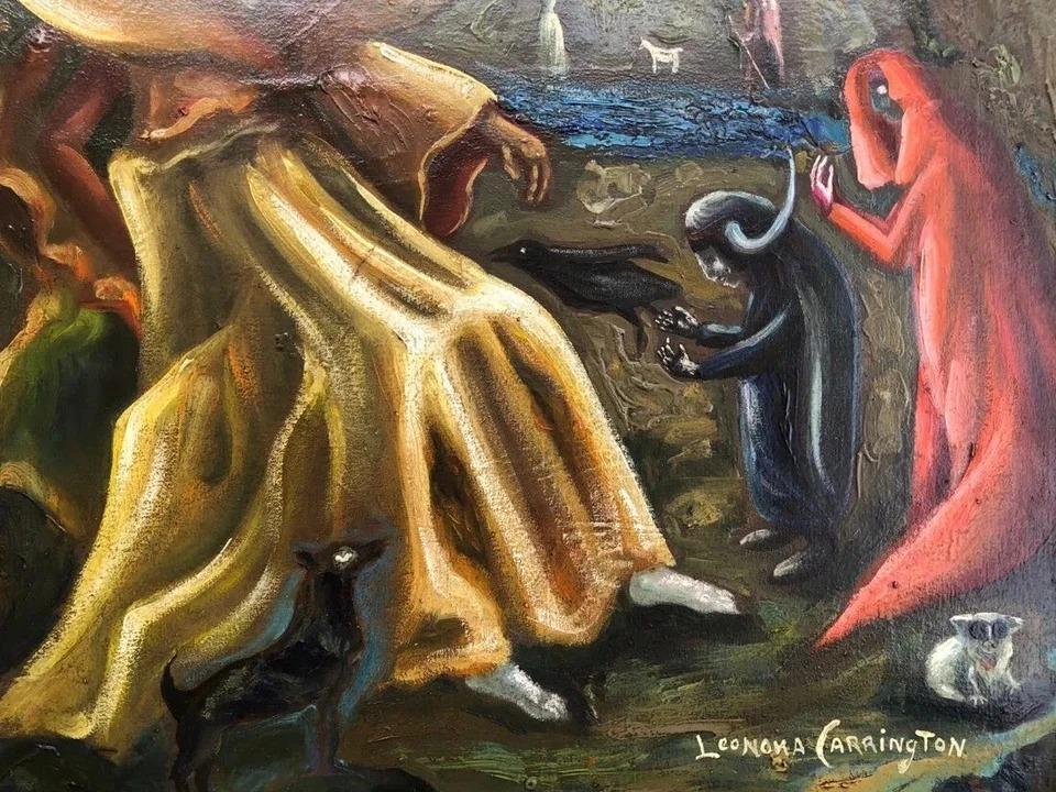 Leonora Carrington Oil on Canvas - Etsy