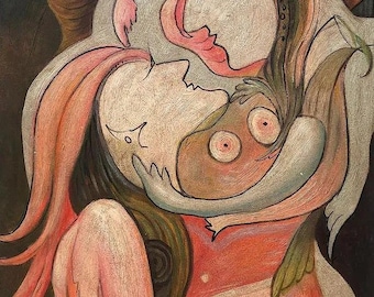 Emil Filla, Öl auf Leinwand