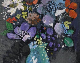 Henry Faulkner, Öl auf Leinwand