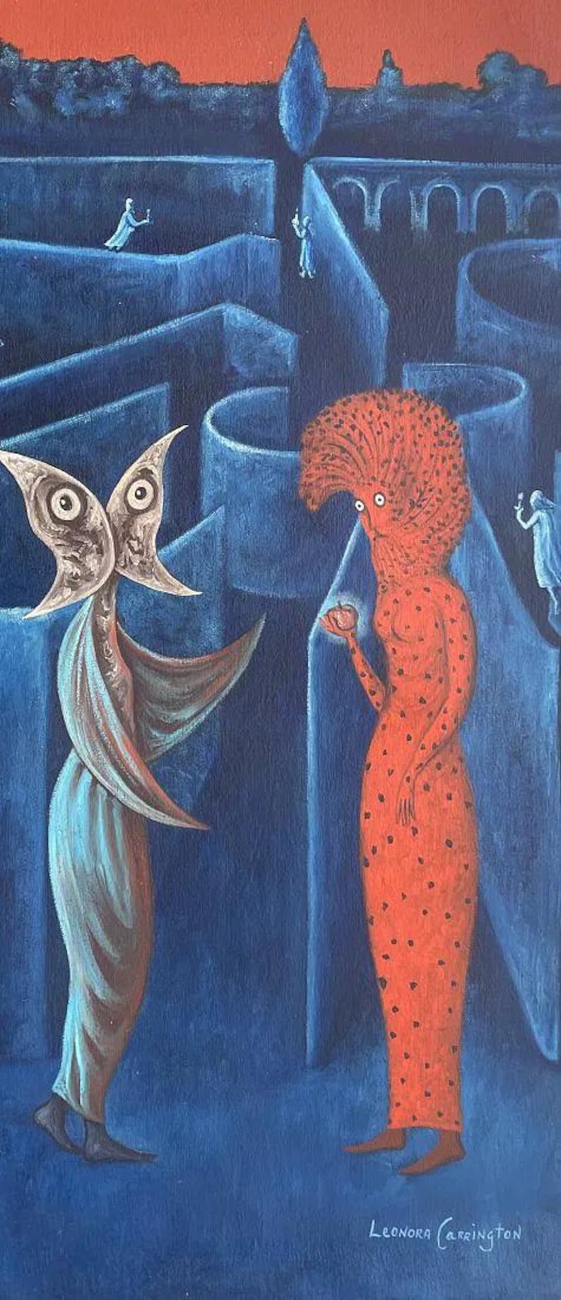 Leonora Carrington Oil on Canvas - Etsy