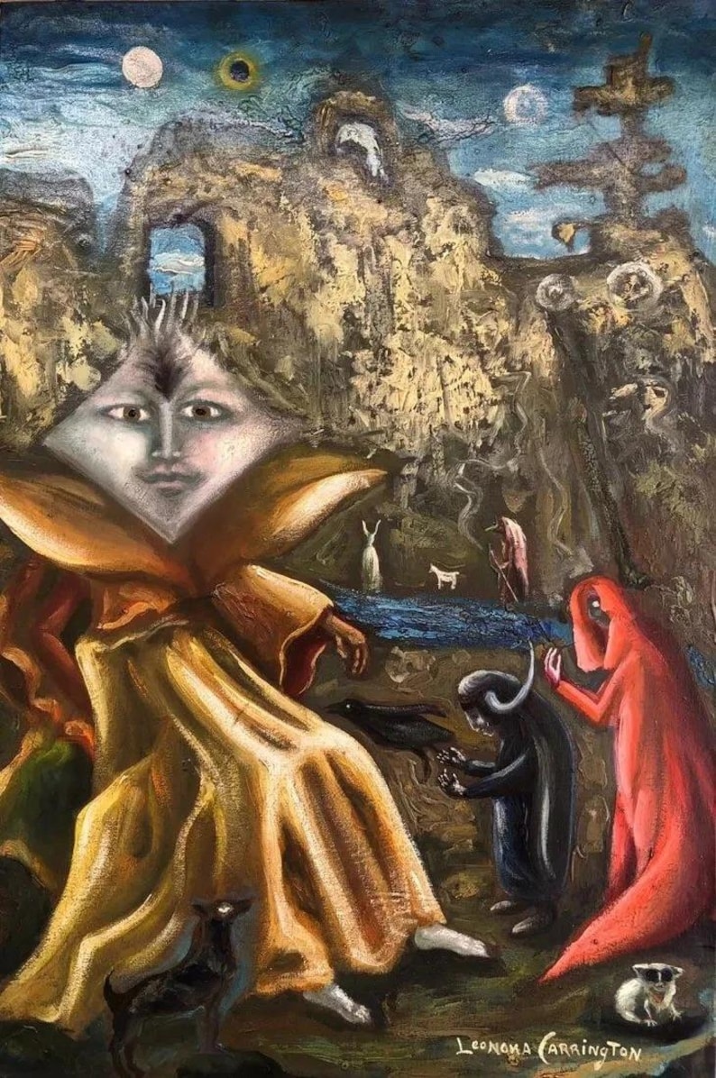 Leonora Carrington Oil on Canvas - Etsy