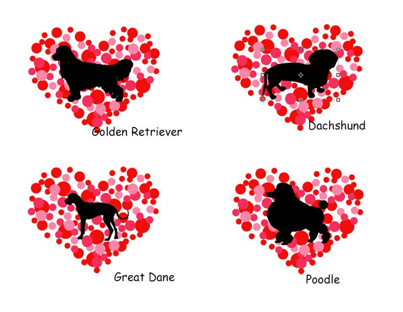 Valentines Day Card Dog Poodle Beagle Retriever Lab - Etsy