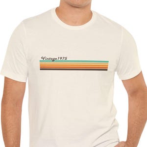 Retro 1975 Graphic Tee: 70s Style Unisex Jersey